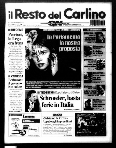 Il Resto del Carlino : giornale dell'Emilia